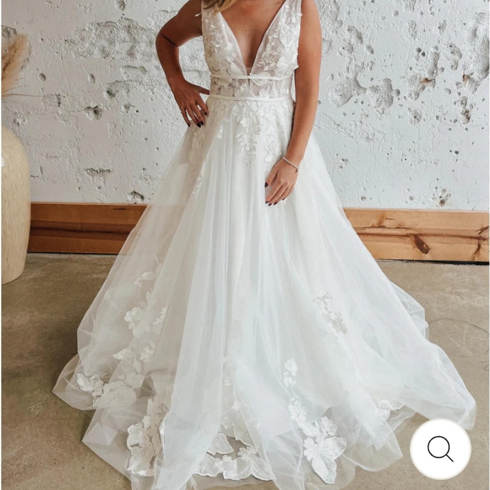 Plus Size A Line Wedding Dress